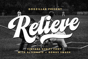 Relieve Vintage Script