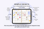 Undated Digital Planner | PLR Resell, a Templates & Theme by LumusStudio (Thumbnail 2 of 7)