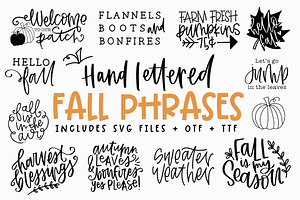 Fall Phrases Symbol Font Volume 2