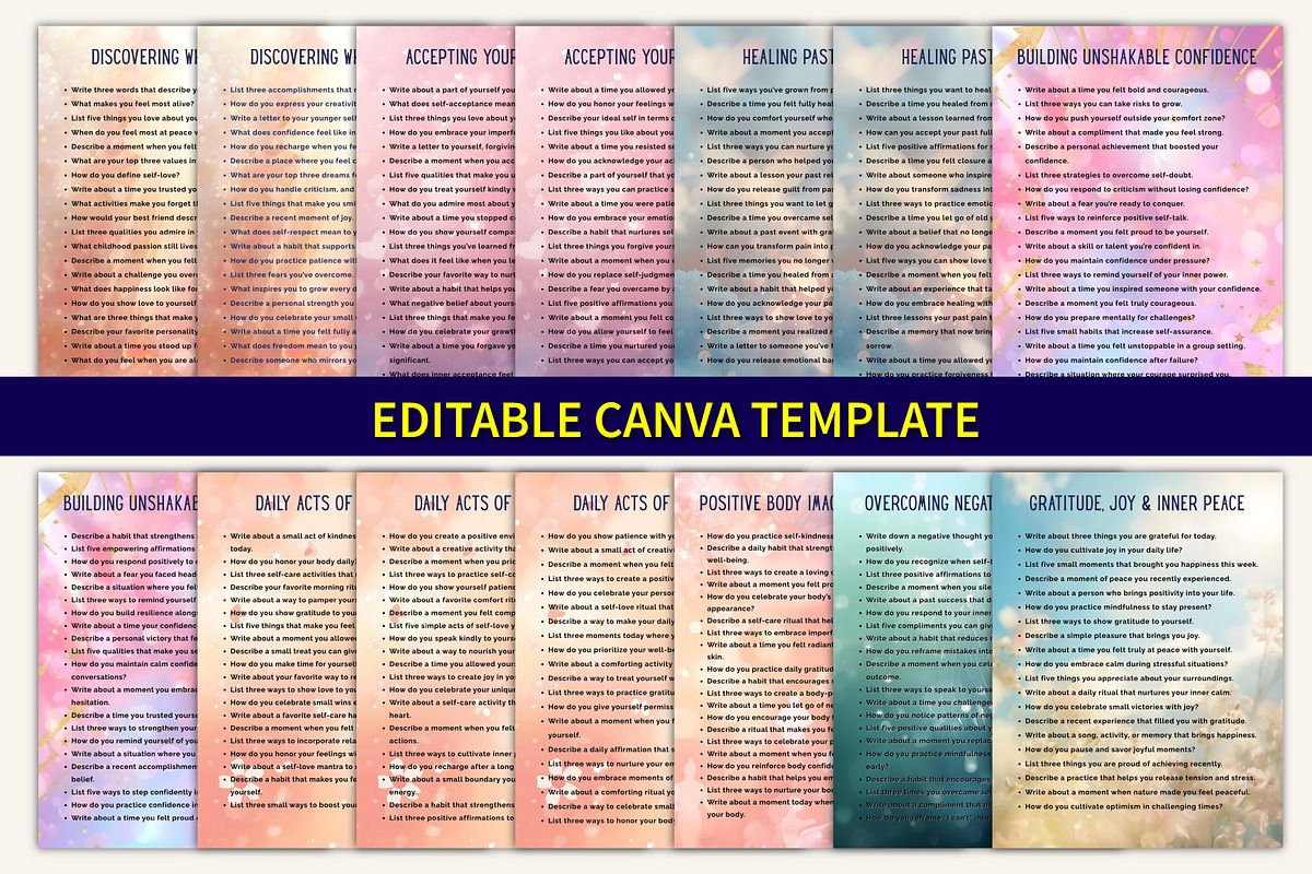 1000+ Self-Love & Confidence Prompts preview 8