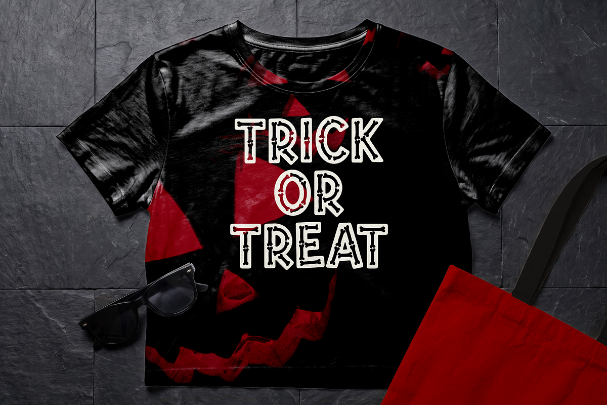 Hueso Bone | Halloween Bone Font, a Blackletter Font by Denustudios (Photo 7 of 12)