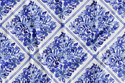 Blue Floral Portugal Mosaic Pattern, a Pattern Graphic by SirenaArt (Thumbnail 13 of 14)