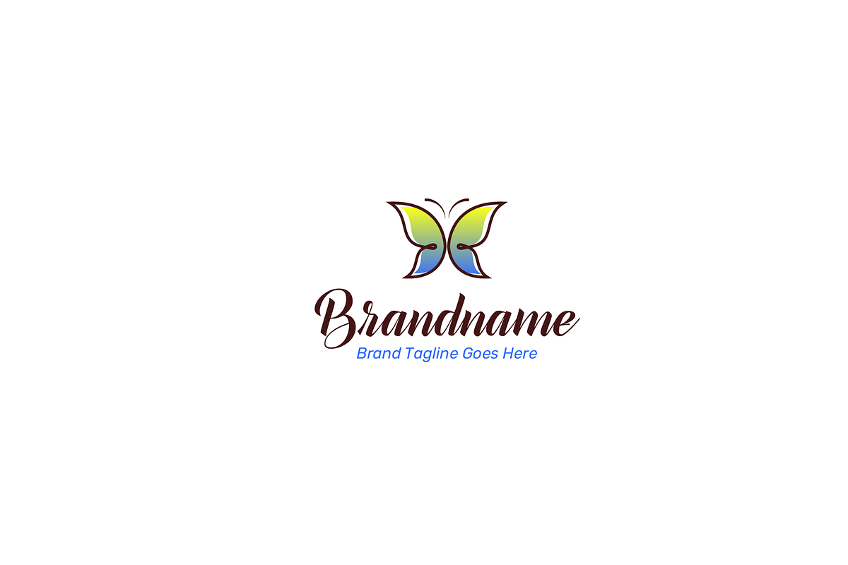 Butterfly Logo, Butterfly With B, B, a Branding & Logo Template by Maryam Design Studio (Photo 11 of 15)