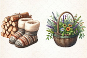 Nordic Summer Element Clipart, an Illustration by Libby Wishes (Thumbnail 5 of 6)