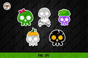 Halloween Stickers Bundle, an Illustration by Digital_Craftyfox (Thumbnail 7 of 13)