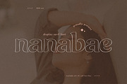 Nanabae Font Serif, a Serif Font by infernostudio3 (Thumbnail 1 of 7)