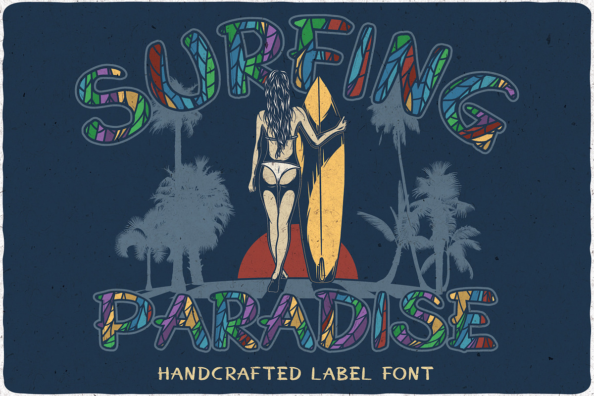 Surfing Paradise font + bonus