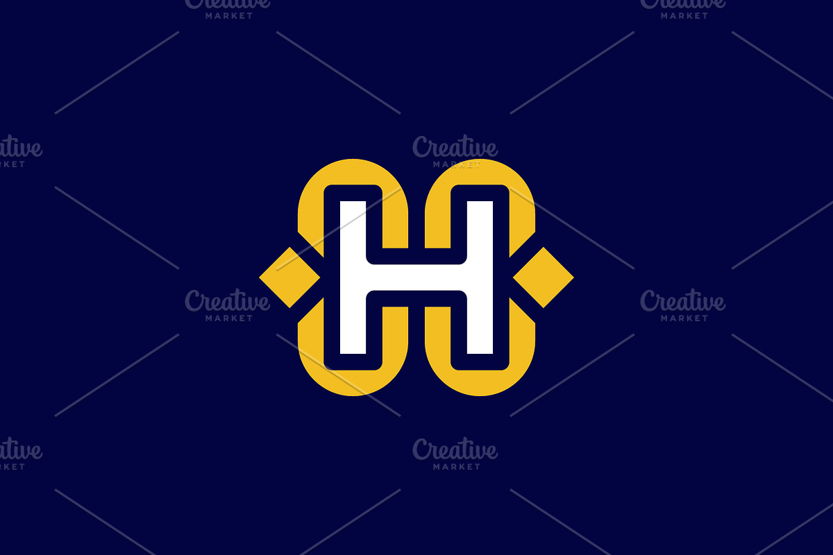 premium initial letter H logo, a Branding & Logo Template by Rasagama Studio