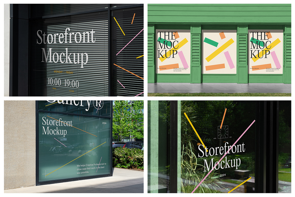 Storefront Mockups - Window Mockups, an Advertising Mockup by Mr.Mockup™ (Photo 6 of 20)