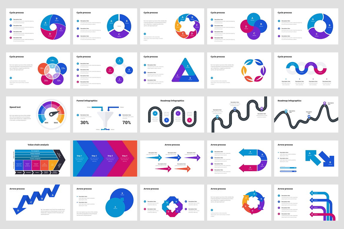 Infographics v.5, a Presentation Template by Presentation Templates (Photo 2 of 4)