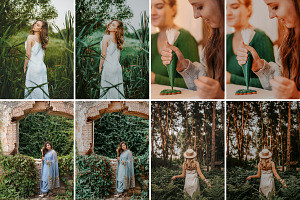 100. Moody Green Preset