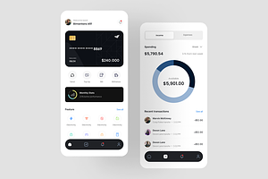 MiBank - E-Wallet App UI Kit