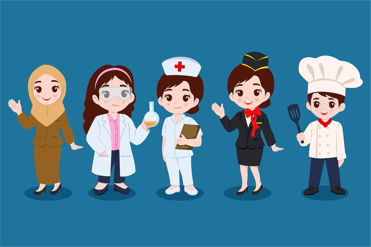 Professional Occupation Character, a Person Illustration by Artnivora.Std (Photo 3 of 4)