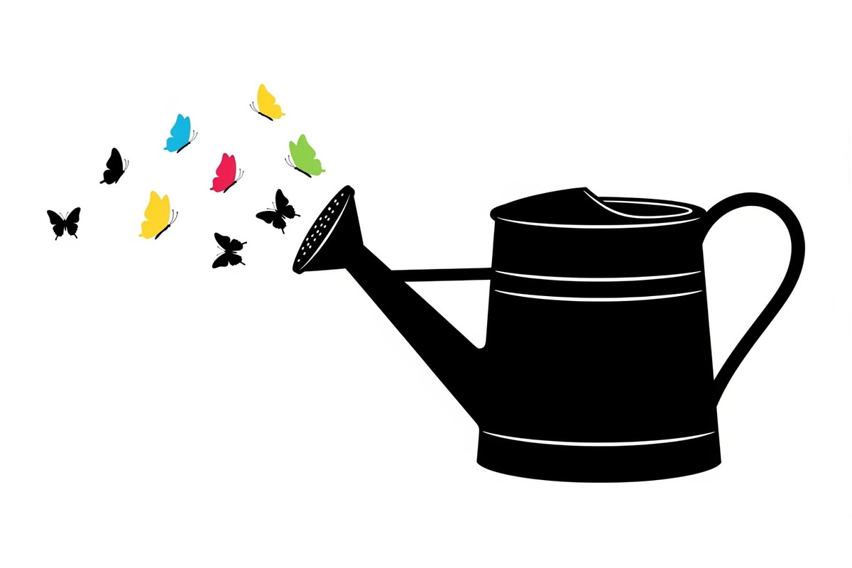 Garden Watering Can Bundle, an Illustration by Creativeshirt (Photo 17 of 31)