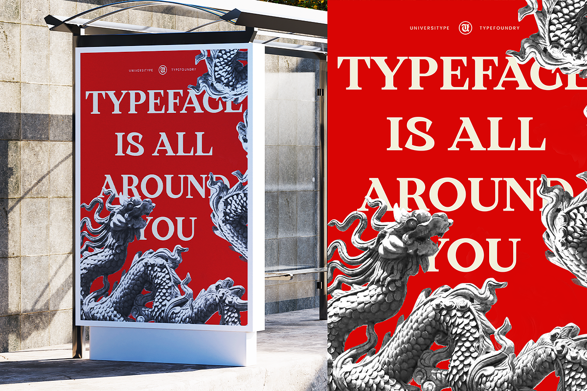 UT Khamun - A Stylish Inktrap Font, a Sans Serif Font by Universitype (Photo 9 of 12)
