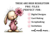Whimsical Pink Easter Clipart, an Illustration by OK Design (Thumbnail 5 of 6)