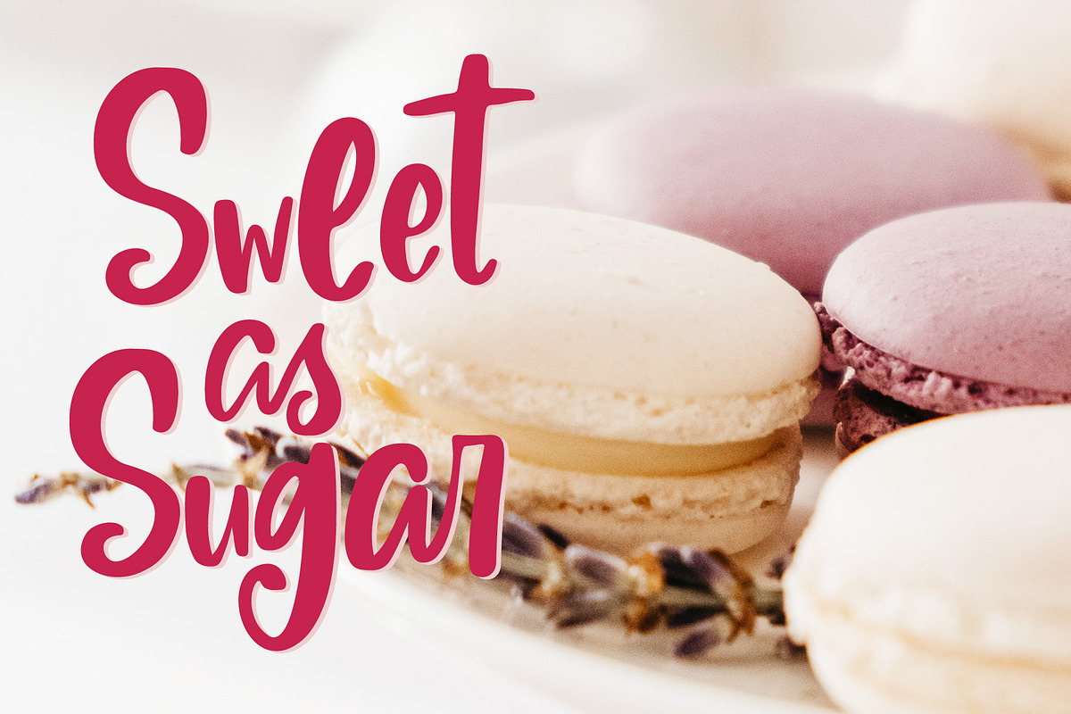 Delighted - Sweet Handmade Font preview 3