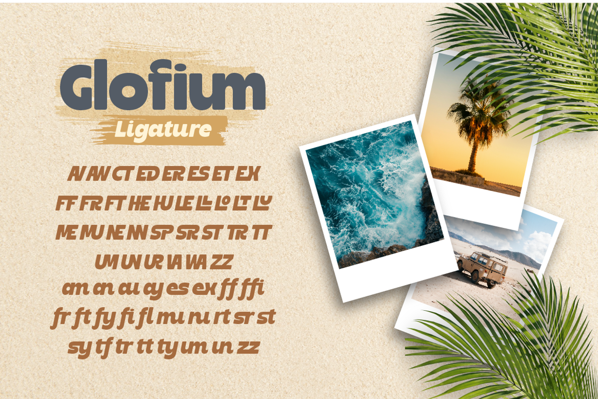 Glofium, a Sans Serif Font by Burntilldead (Photo 7 of 13)