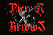 Makhor Metal Blackletter Font, a Blackletter Font by alit design (Thumbnail 7 of 20)