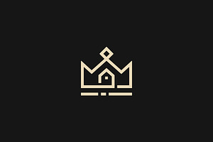 King Home Logo Template