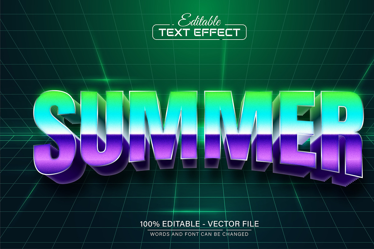 3D Text Effects Collection Vol 21, a Graphic by Aglonemadesign (Photo 8 of 9)