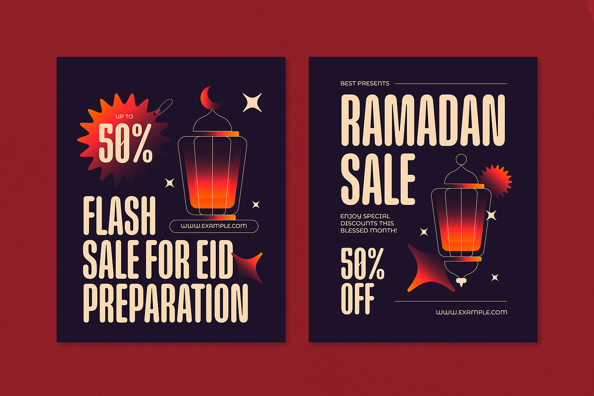 Modern Ramadan Kareem Instagram Post, a Social Media Template by Guuver (Photo 4 of 4)