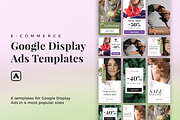 24 Google Display Ads Templates, a Marketing Template by The Cave Graphics (Thumbnail 1 of 4)