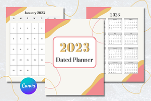 2023 Calendar Planner Canva Template