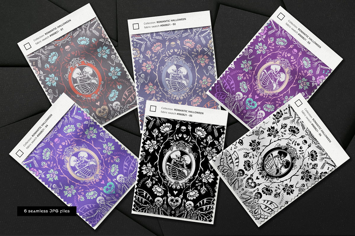 Romantic Halloween. Seamless pattern, a Pattern Graphic by OlgaSoi007 (Photo 2 of 5)
