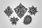 30 Henna/Mehndi Designs (Vector), an Object Graphic by BIOWORKZ (Thumbnail 2 of 4)