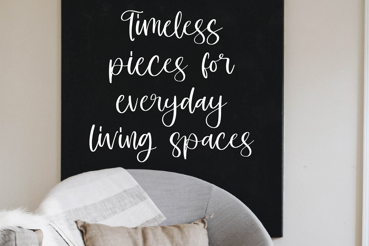 Shelter Melody Handwritten Script, a Script Font by stylishtype.co (Photo 2 of 20)