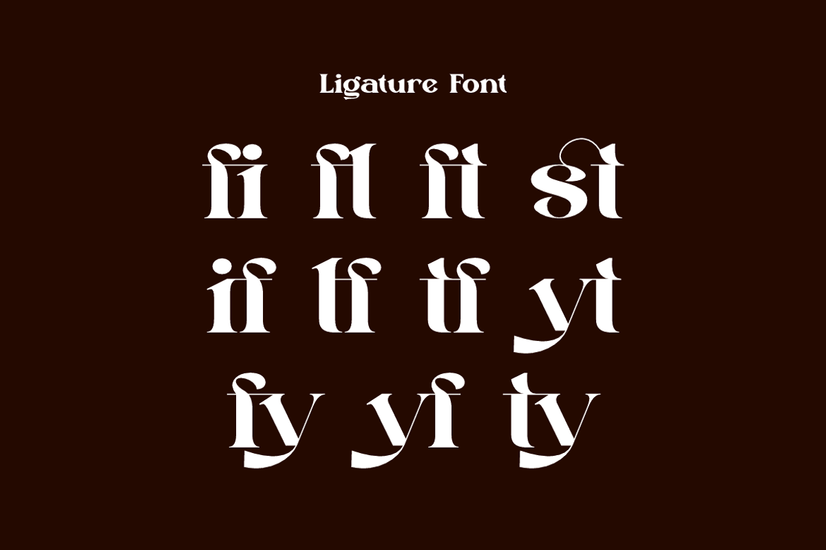 Kafteg - Luxury Coffee Font, a Serif Font by Iqsiart Studio (Photo 12 of 15)