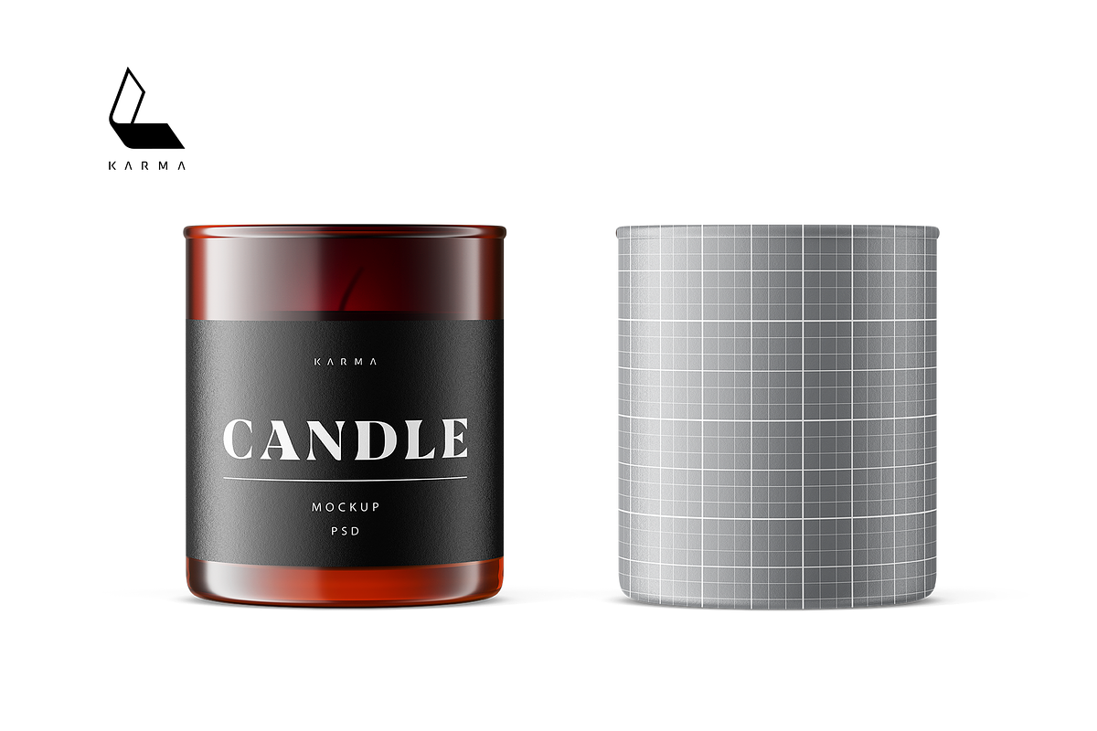 Candle Mockup, a Packaging Mockup by Karma (Photo 2 of 6)