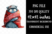Watercolor Creepy and Cozy Halloween, an Illustration by Designking (Thumbnail 2 of 4)