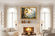 Autumn Lantern Oil Painting, a Background Graphic by Floraphoria (Thumbnail 7 of 15)