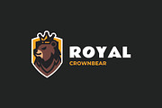 Mascot Crown Bear Logo Design, a Branding & Logo Template by Artnivora.Std (Thumbnail 2 of 2)