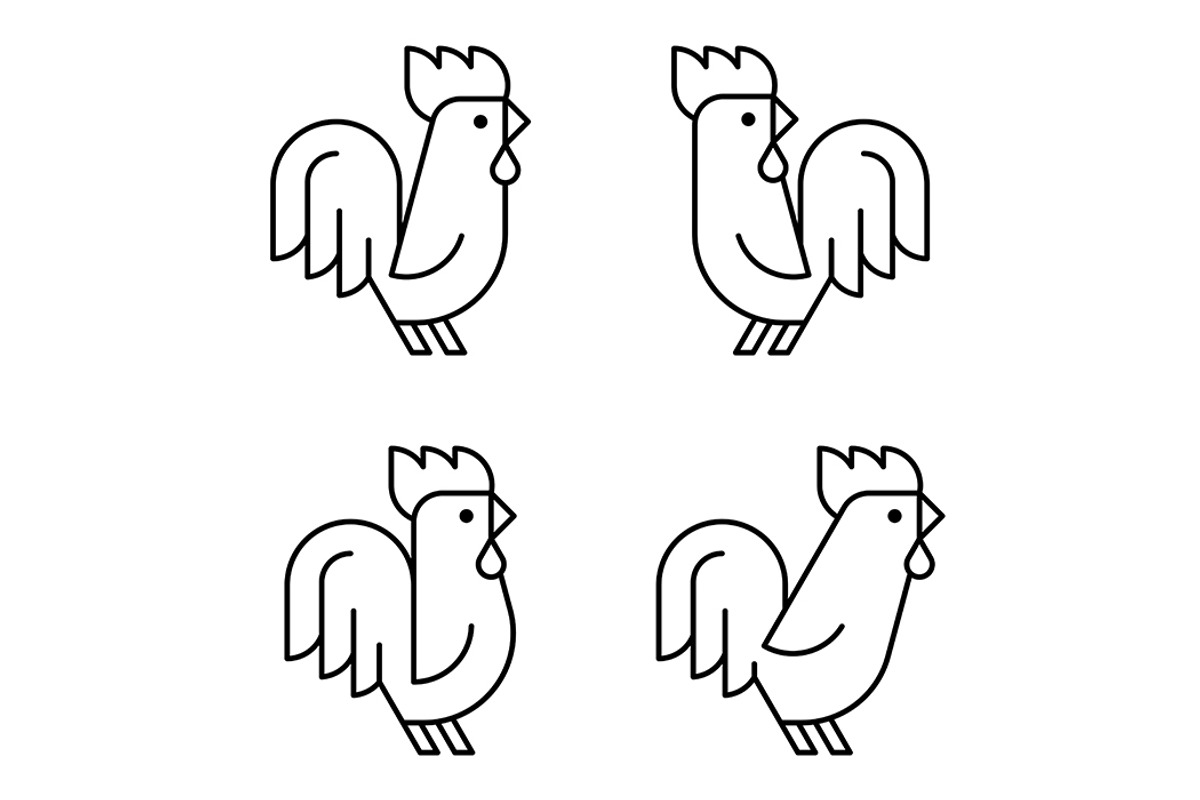 Rooster Logo, a Graphic by NataliiaVolyk (Photo 2 of 6)