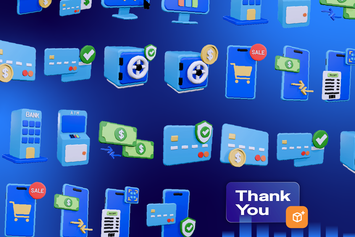 Digital Finance 3D Icon Pack, an Object 3D Model by Burntilldead (Photo 7 of 7)