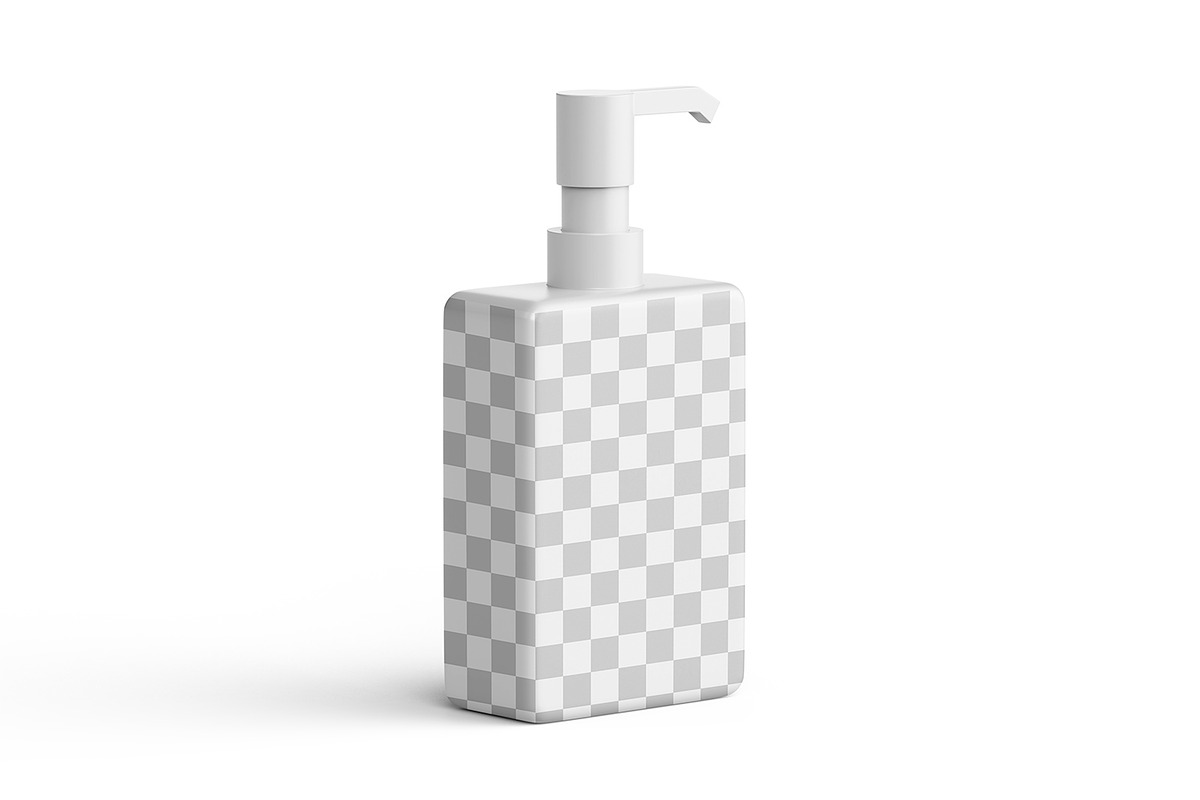 Lotion Dispenser Bottle Mockup, a Household Mockup by Ram Studio LLC (Photo 7 of 16)