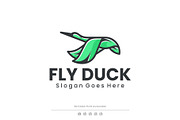 Mascot Modern Flying Duck Logo, a Branding & Logo Template by Artnivora.Std (Thumbnail 1 of 2)