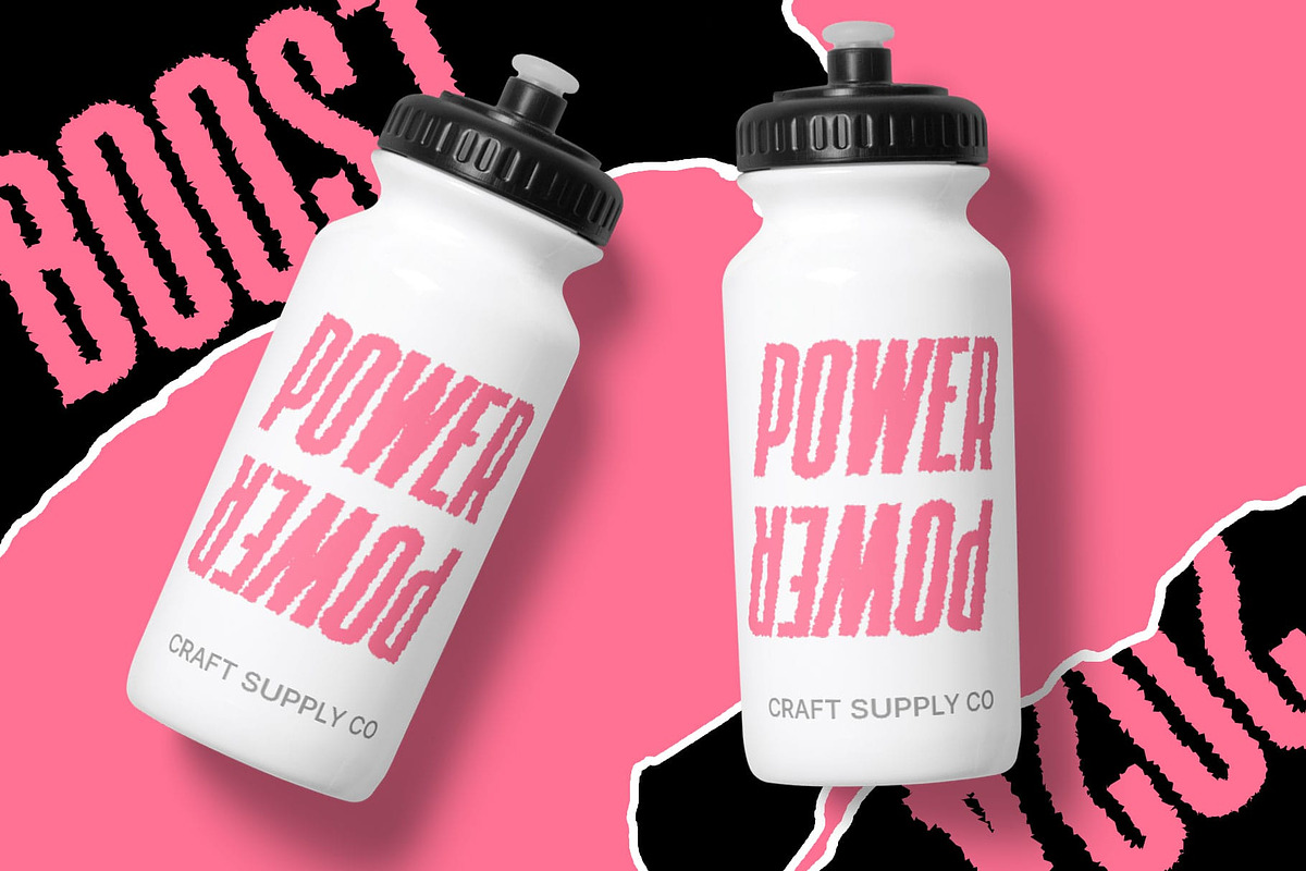Galfego Rough, a Sans Serif Font by Craft Supply Co. (Photo 4 of 8)