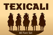 Texicali 88 Font Set, a Font by FontMesa (Thumbnail 1 of 9)