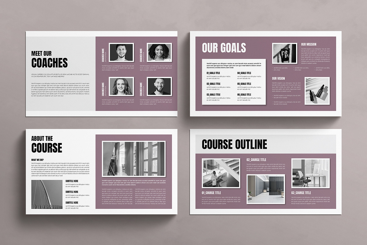 Masterclass Slide Deck Presentation, a Presentation Template by E-Type (Photo 4 of 7)