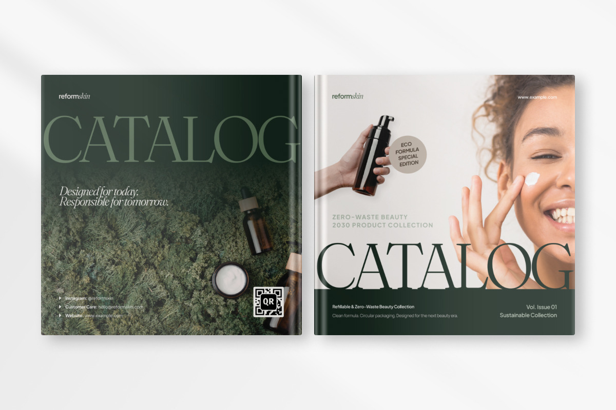 Refillable Beauty Square Catalog, a Brochure Template by productype1 (Photo 6 of 6)