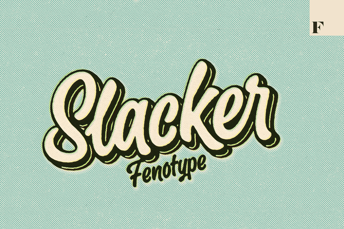 Slacker - a mellow brush script, a Script Font by Fenotype (Photo 13 of 13)