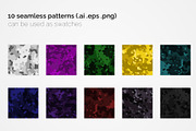 Flecktarn Camo Seamless Patterns, a Pattern Graphic by 3Y_Design (Thumbnail 2 of 6)