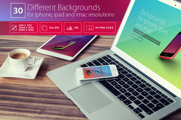 30 Backgrounds - iphone, ipad & imac preview 6
