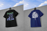 Realistic T-shirt on Wall Mockup, an Apparel Mockup by Uncentrifuged Pressure (Thumbnail 3 of 9)