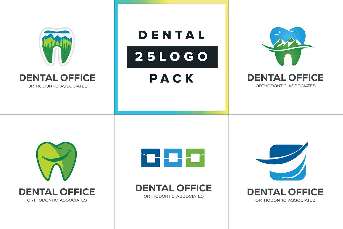 20 Dental Care & Dentist Logo Vector, a Branding & Logo Template by Nikolozgraphic (Photo 27 of 27)