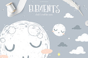 dear MOON - Good Night Graphics, an Animal Illustration by Euonia Meraki (Thumbnail 3 of 12)